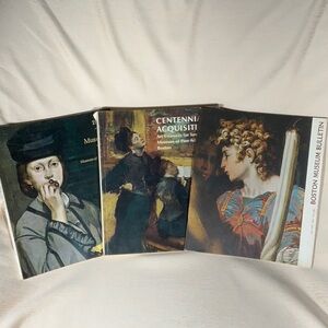 Boston Museum of Fine Arts Bundle of 3 books